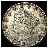 1883 Liberty Head Nickel No Cents UNCIRCULATED