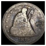1875-S Silver Twenty Cent Piece NICELY CIRCULATED