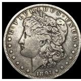 1891-O Silver Morgan Dollar NEARLY UNCIRCULATED