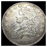 1836 Capped Bust Half Dollar LIGHTLY CIRCULATED