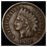 1908-S Indian Head Cent NEARLY UNCIRCULATED