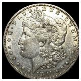 1891-S Silver Morgan Dollar CHOICE AU