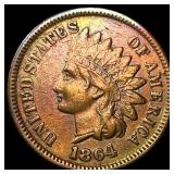1864 Bronze Indian Head Cent CLOSELY UNCIRCULATED
