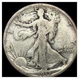1917-S Silver Walking Liberty Half Dollar LIGHTLY