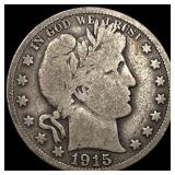 1915 Barber Half Dollar LIGHTLY CIRCULATED