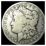 1903 Silver Morgan Dollar LIGHTLY CIRCULATED