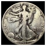 1923-S Silver Walking Liberty Half Dollar NICELY C