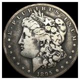 1895-S Silver Morgan Dollar LIGHTLY CIRCULATED