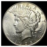 1928-S Silver Peace Dollar UNCIRCULATED