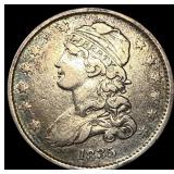 1835 Capped Bust Silver Quarter CLOSELY UNCIRCULAT