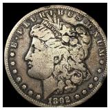 1892 Morgan Silver Dollar LIGHTLY CIRCULATED