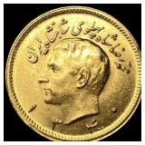 Iran 1 Pahlavi Gold Coin (Reza Shah) GEM BU