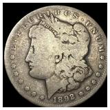 1892-CC Silver Morgan Dollar NICELY CIRCULATED