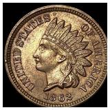 1862 Copper-Nickel Indian Head Cent CHOICE BU