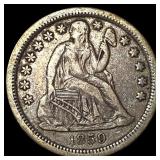 1859-O Silver Seated Liberty Dime NEARLY UNCIRCULA