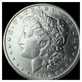1902-O Silver Morgan Dollar CHOICE AU