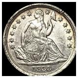 1838 Seated Liberty Half Dime UNCIRCULATED