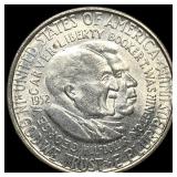 1952 Silver Half Dollar Booker T. Washington & Geo