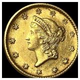 1853 Gold $1 Liberty Head Type 1 UNCIRCULATED
