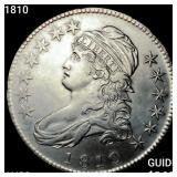 1810 Capped Bust Half Dollar CHOICE AU