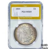 1903 Morgan Silver Dollar PGA MS64