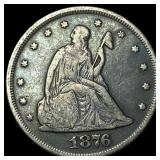 1876-S Silver Twenty Cents NEARLY UNCIRCULATED