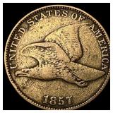 1857 Flying Eagle Cent LIGHTLY CIRCULATED LIGHTLY