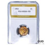 1902 Indian Head Cent PGA MS66+ RD