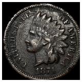 1874 Indian Head Cent LIGHTLY CIRCULATED