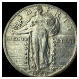 1926 Standing Liberty Silver Quarter CLOSELY UNCIR