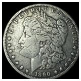 1890-CC Silver Morgan Dollar LIGHTLY CIRCULATED
