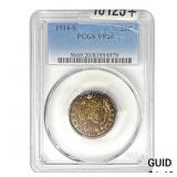 1914-S Barber Quarter PCGS VF20