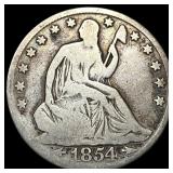 1854-O Silver Half Dollar NICELY CIRCULATED