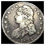 1834 Capped Bust Half Dollar LIGHTLY CIRCULATED