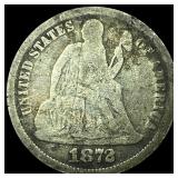 1878 Seated Liberty Dime LIGHTLY CIRCULATED