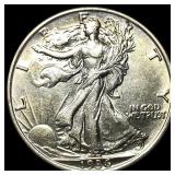 1936-S Silver Walking Liberty Half Dollar UNCIRCUL