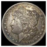 1891-O Silver Morgan Dollar NEARLY UNCIRCULATED