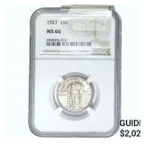 1927 Standing Liberty Quarter NGC MS66