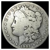 1902-S Silver Morgan Dollar NICELY CIRCULATED