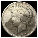 1922 Silver Peace Dollar NICELY CIRCULATED