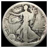1916-D Walking Liberty Half Dollar NICELY CIRCULAT