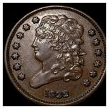 1832 Classic Head Half Cent CLOSELY UNCIRCULATED