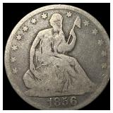 1856-O Silver Seated Liberty Half Dollar LIGHTLY C