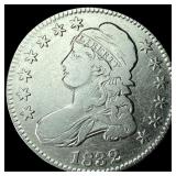 1832 Capped Bust Half Dollar NEARLY UNCIRCULATED