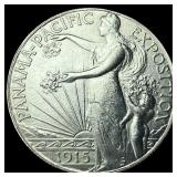 1915-S Silver Panama-Pacific Half Dollar GEM BU