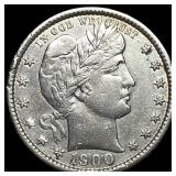 1900-S Barber Silver Quarter UNCIRCULATED