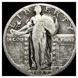1927-S Silver Standing Liberty Quarter ABOUT UNCIR