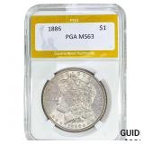 1886 Morgan Silver Dollar PGA MS63