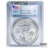 2010 Silver Eagle PCGS MS70