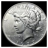 1927 Peace Silver Dollar CLOSELY UNCIRCULATED